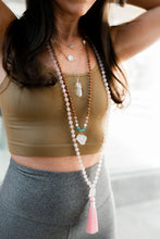 Load image into Gallery viewer, All is Well Mala Raw Quartz