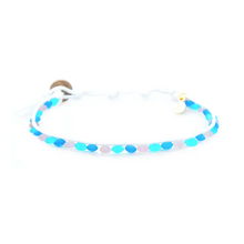 Load image into Gallery viewer, Moon Jellyfish Sea Glass Anklet