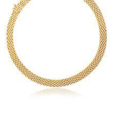 Load image into Gallery viewer, 14k Yellow Gold Flexible Panther 9.0mm Line Necklace