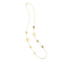 Load image into Gallery viewer, 14k Yellow Gold Papillon Graduated Butterfly Necklace-1