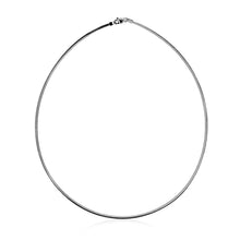 Load image into Gallery viewer, 14k White Gold Classic Omega Style Chain (2 mm)