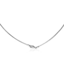 Load image into Gallery viewer, 14k White Gold Classic Omega Style Chain (2 mm)