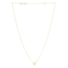 Load image into Gallery viewer, 14k Yellow Gold Star of David Necklace-1