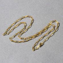 Load image into Gallery viewer, 18K Yellow Gold Paperclip Chain (2.5mm)-4