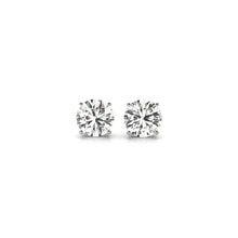 Load image into Gallery viewer, 1 1/2 cttw Certified IGI Lab Grown Round Diamond Stud Earrings 14k White Gold (G/VS2)-0