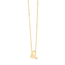 Load image into Gallery viewer, 14K Yellow Gold Leo Necklace-0