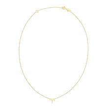 Load image into Gallery viewer, 14K Yellow Gold Aries Necklace-1