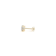 Load image into Gallery viewer, 1/2 cttw Lab Grown Round Diamond Stud Earrings 14k Yellow Gold (G/VS2)-1