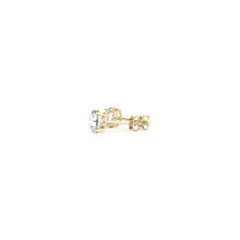 Load image into Gallery viewer, 1/2 cttw Lab Grown Round Diamond Stud Earrings 14k Yellow Gold (G/VS2)-3