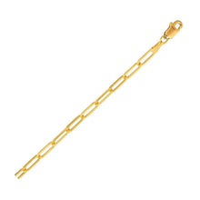 Load image into Gallery viewer, 14K Yellow Gold Lite Paperclip Anklet (3.2mm)-0