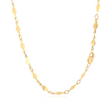 Load image into Gallery viewer, 14K Yellow Gold Polished Diamond Motif Chain (3.0mm)