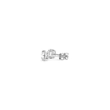Load image into Gallery viewer, 1/2 cttw Lab Grown Round Diamond Stud Earrings 14k White Gold (G/VS2)-3