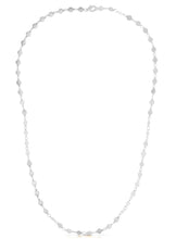 Load image into Gallery viewer, 14k White Gold Necklace with Polished Circles