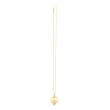 Load image into Gallery viewer, 14k Yellow Gold Diamond Heart Locket Necklace-0