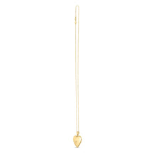 Load image into Gallery viewer, 14k Yellow Gold Diamond Heart Locket Necklace-2