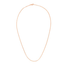 Load image into Gallery viewer, 14K Rose Gold Fine Paperclip Chain (1.5mm)