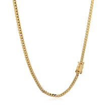 Load image into Gallery viewer, 3.2mm 10k Yellow Gold Classic Solid Miami Cuban Chain-2