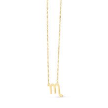 Load image into Gallery viewer, 14K Yellow Gold Scorpio Necklace-0