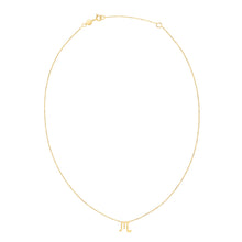 Load image into Gallery viewer, 14K Yellow Gold Scorpio Necklace-1