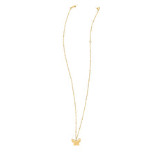 Load image into Gallery viewer, 14k Yellow Gold Ppillon Butterfly Necklace-1