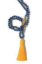 Load image into Gallery viewer, Lapis Lazuli and Citrine Manifestation Mala-0