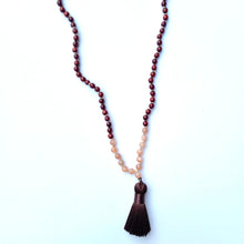 Load image into Gallery viewer, Sunstone and Rosewood Mala