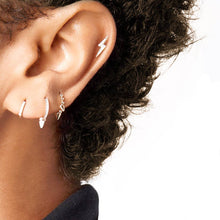 Load image into Gallery viewer, Lighting Bolt Screw Flat Back Earring