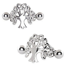 Load image into Gallery viewer, 316L Stainless Steel Tree of Life Cartilage Cuff Earring