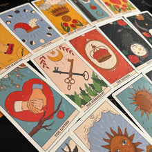 Load image into Gallery viewer, Moon Magic Tarot Deck.Eco Linen Cardboard-8