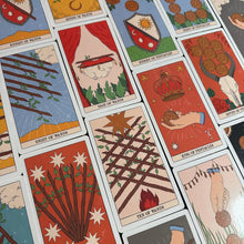 Load image into Gallery viewer, Moon Magic Tarot Deck.Eco Linen Cardboard-5