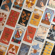 Load image into Gallery viewer, Moon Magic Tarot Deck.Eco Linen Cardboard-6