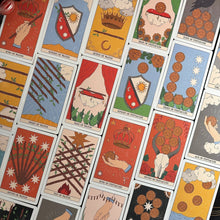 Load image into Gallery viewer, Moon Magic Tarot Deck.Eco Linen Cardboard-3