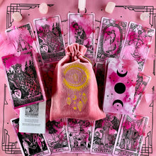 Load image into Gallery viewer, Set Pink Tarot Bag & Tarot Cloth for Tarot Cards-4