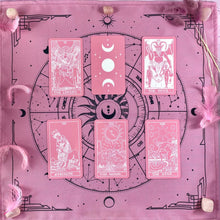 Load image into Gallery viewer, Set Pink Tarot Bag & Tarot Cloth for Tarot Cards-7