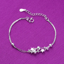 Load image into Gallery viewer, Cute Star Charm Ankle Bracelet Anklet in 925 Sterling Silver