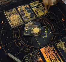 Load image into Gallery viewer, The Rider Waite Gold Sun Rainbow Foil Tarot Deck-2