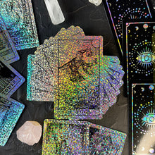 Load image into Gallery viewer, the Rider Waite Holographic Crystal Foil Tarot Deck-1