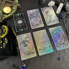 Load image into Gallery viewer, the Rider Waite Holographic Crystal Foil Tarot Deck-0