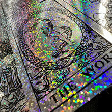 Load image into Gallery viewer, the Rider Waite Holographic Crystal Foil Tarot Deck-2