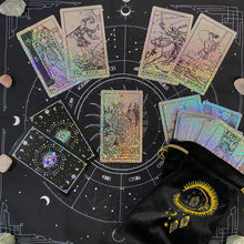 Load image into Gallery viewer, the Rider Waite Holographic Crystal Foil Tarot Deck-5