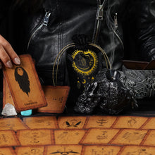 Load image into Gallery viewer, Velvet Tarot Cards Bag Black&Gold-3