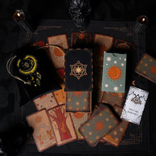 Load image into Gallery viewer, Velvet Tarot Cards Bag Black&Gold-9