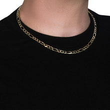 Load image into Gallery viewer, 10K Yellow Gold Solid Figaro Chain (5.30 mm)-1
