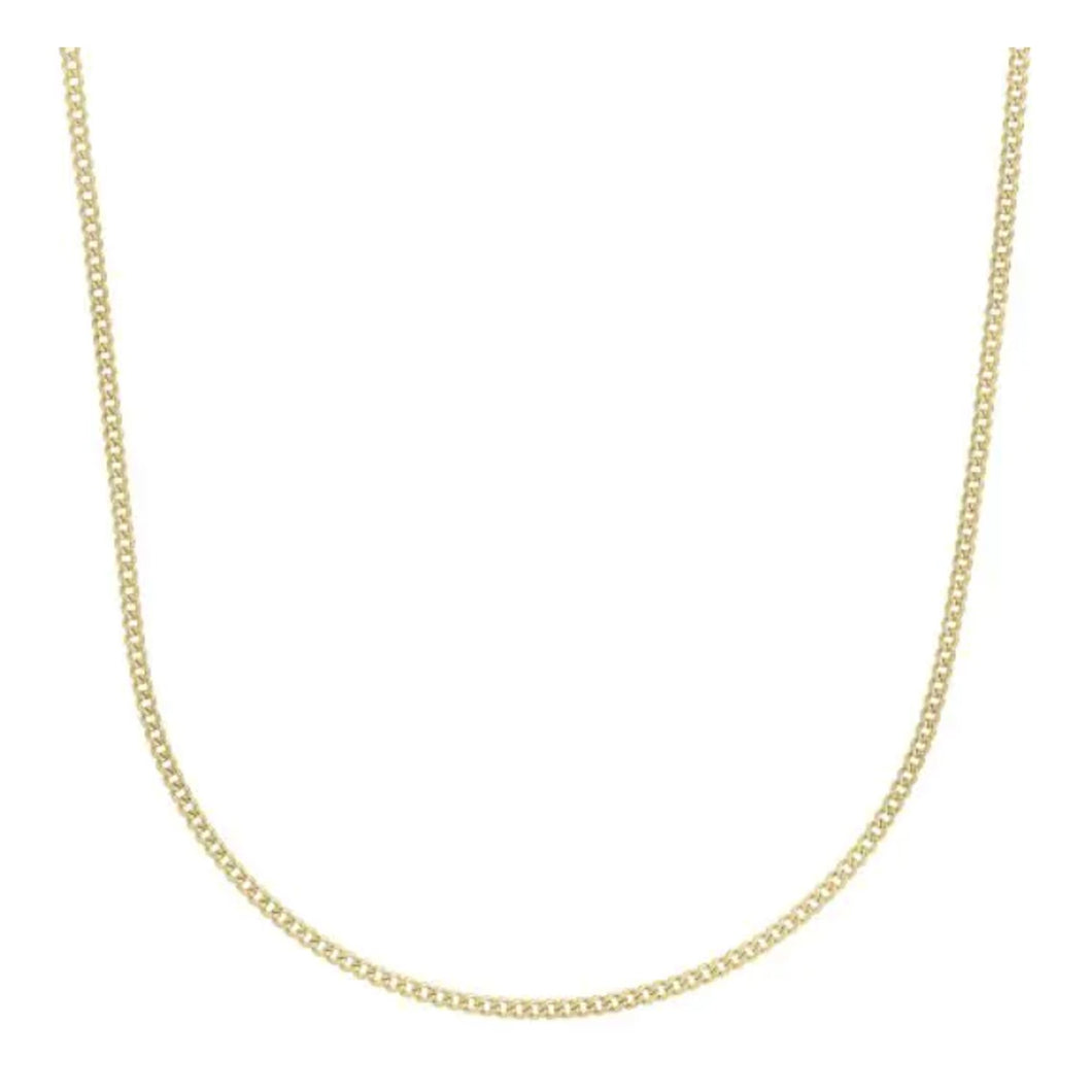 14k Yellow Gold Light Gourmette Chain (2.20 mm)-0