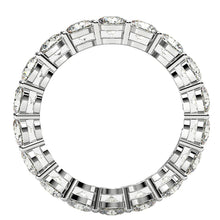 Load image into Gallery viewer, Round Cut Lab Grown Diamond Eternity Ring in 14k White Gold (2 cttw FG/VS2)-2
