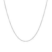 Load image into Gallery viewer, 10k White Gold Cable Link Chain (0.50 mm)-1
