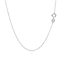 Load image into Gallery viewer, 10k White Gold Cable Link Chain (0.50 mm)-2
