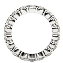 Load image into Gallery viewer, Round Cut Lab Grown Diamond Eternity Ring in 14k White Gold (2 cttw FG/VS2)-2
