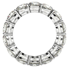 Load image into Gallery viewer, Round Cut Lab Grown Diamond Eternity Ring in 14k White Gold (6 cttw FG/VS2)-2
