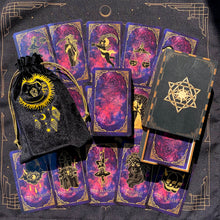 Load image into Gallery viewer, Tarot Deck Harmony,Preorder,Plastic Tarot Cards 78 Gift Set with Guidebook,Box,Cloth&amp;Bag Classic Beginner Future Telling-8
